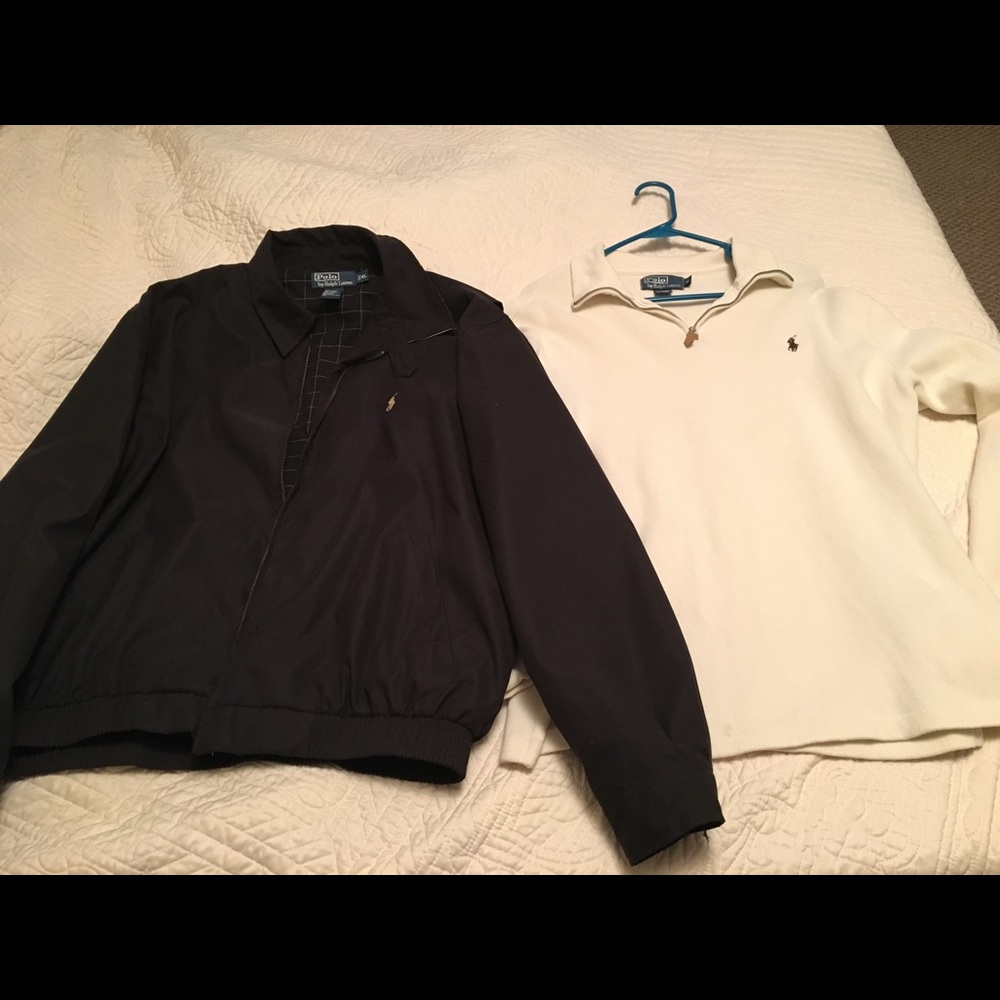 Men’s Ralph Lauren jacket and pullover bundle